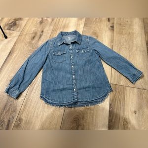 GAP SNAP DOWN DENIM TOP